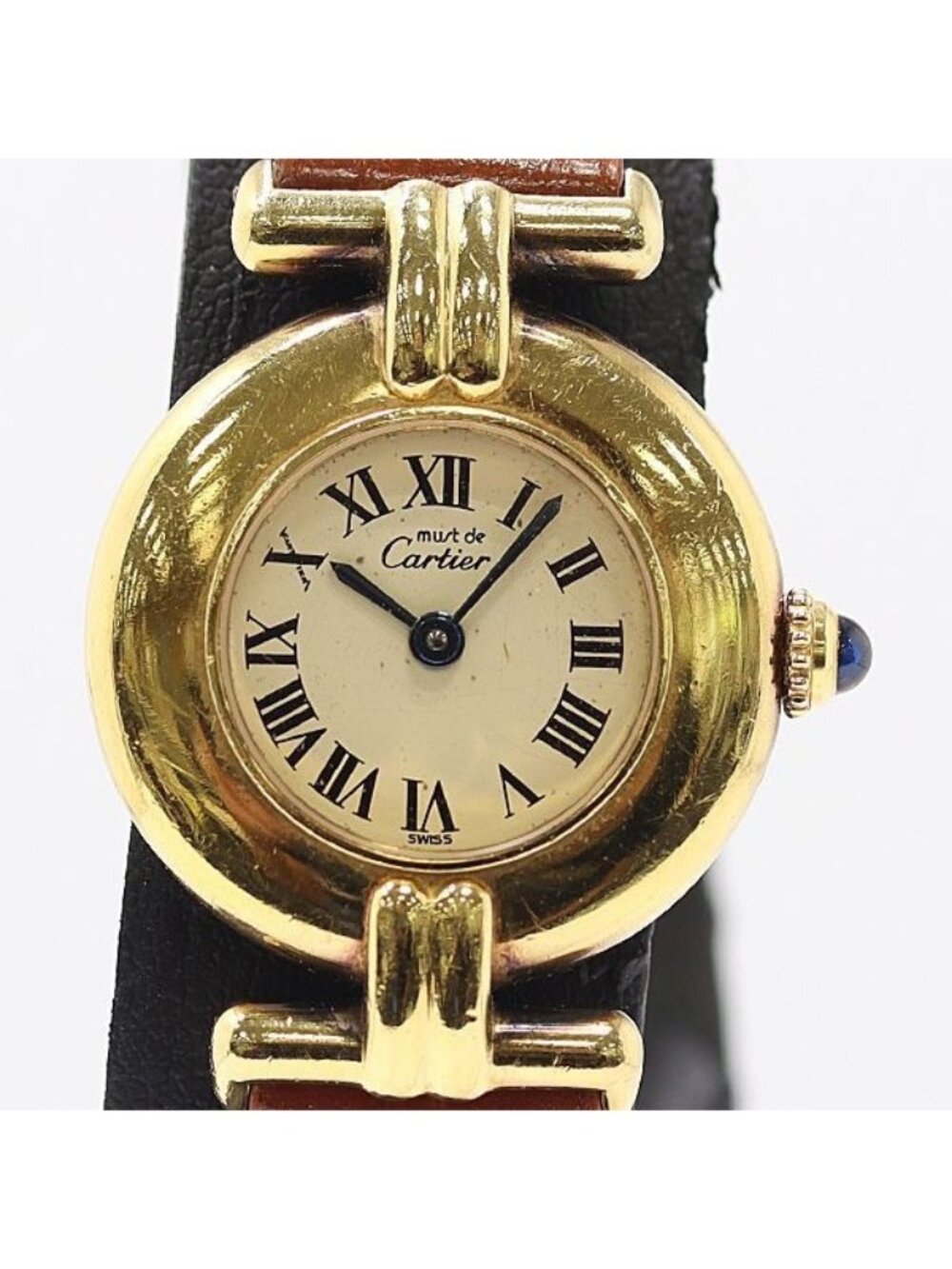 Cartier Must Colisee Vermeil Ivory Dial Watch